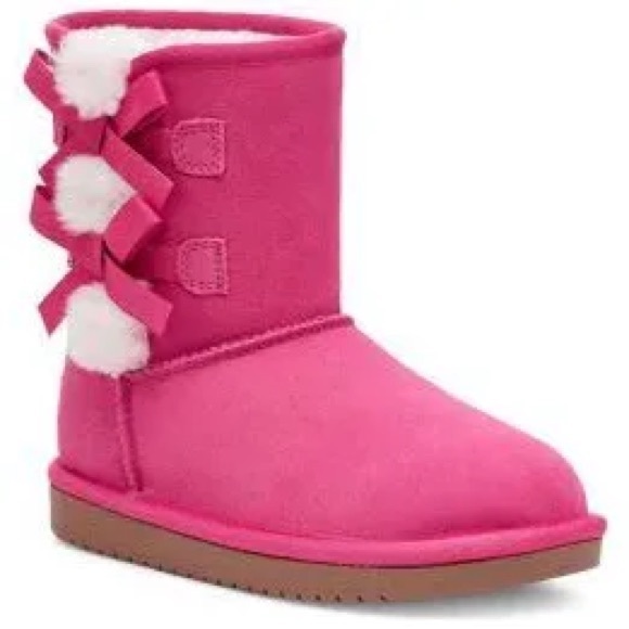 ✨Toddler Koolaburra By Ugg Pink Boots Size 6c - Picture 1 of 8